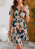 Now In Stock! Fashionable Boho Belted A Line Dress